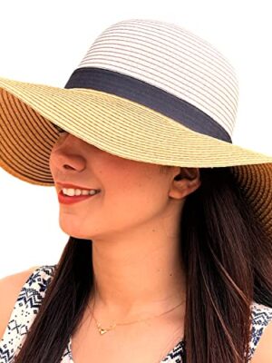 Adjustable Wide Brim Straw Sun Hat