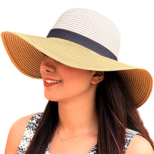 Adjustable Wide Brim Straw Sun Hat