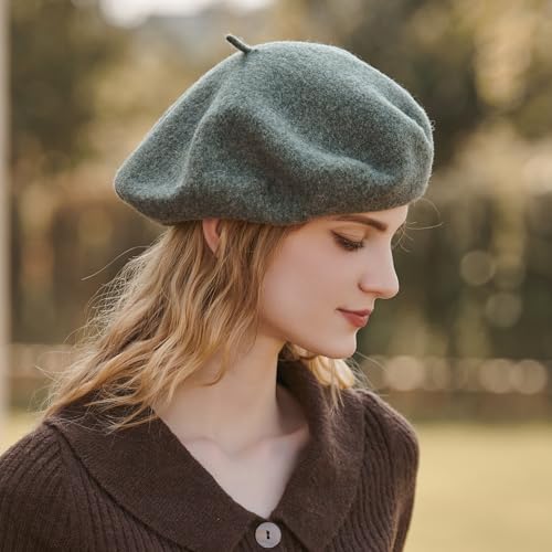 Gajaous Classic Wool Berets for Women and Girls