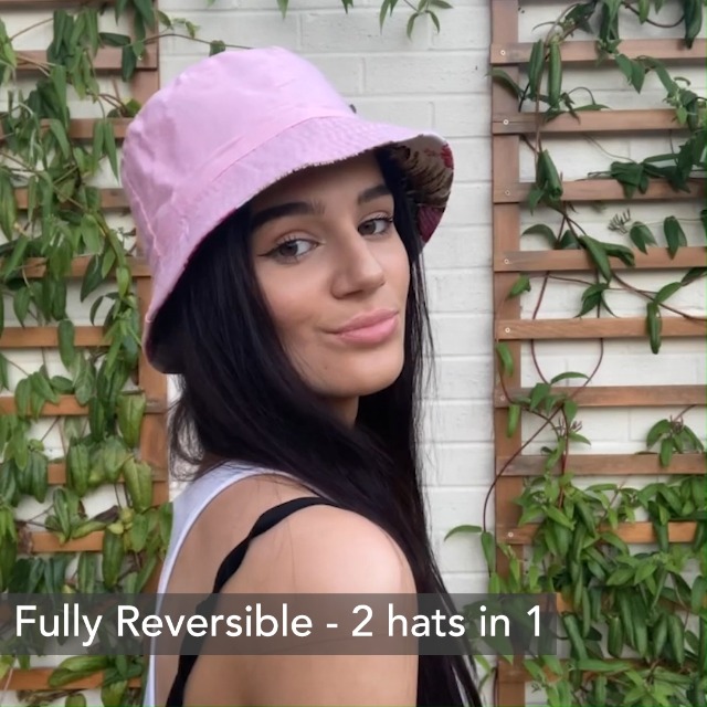 Reversible Cotton Floral Sun Hat