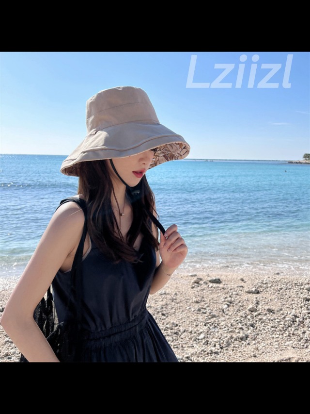Reversible UV Protection Bucket Hat - Wide Brim