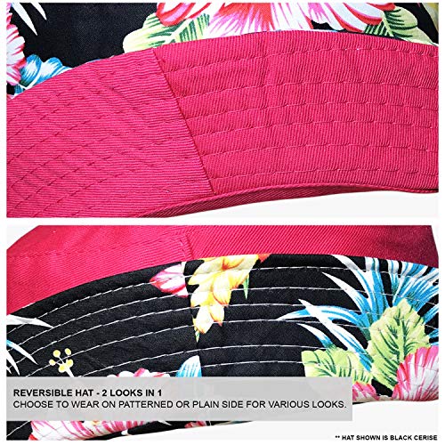 Reversible Cotton Floral Sun Hat