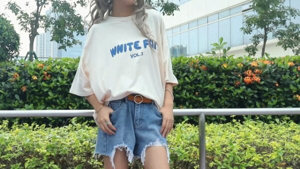 Summer Oversized Cotton Tee