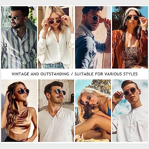 Vintage Round Metal Sunglasses
