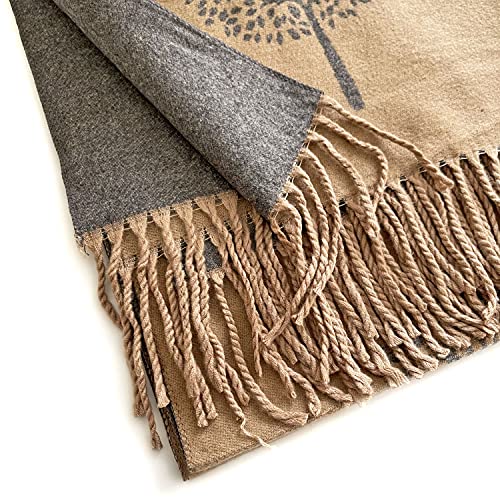 Reversible Scarf - Large Wrap, Warm