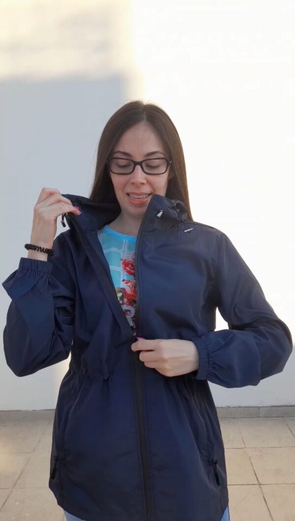 Waterproof Packable Hooded Raincoat