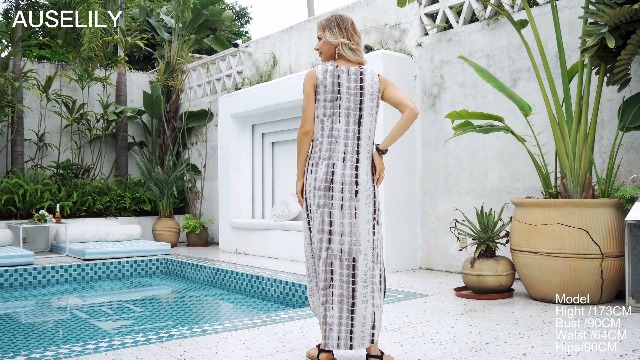 Summer Casual Maxi Dresses Beach Cover-Ups