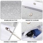 Clutch Bag with Detachable Chain