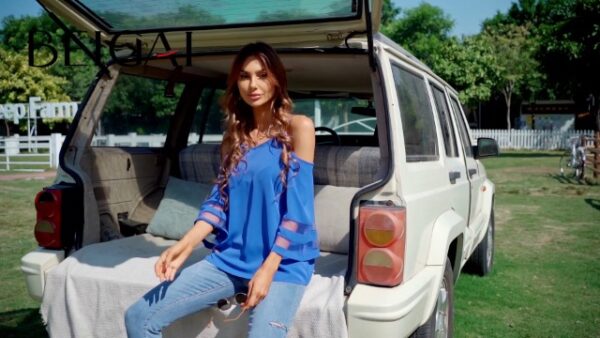 Summer Cold Shoulder Blouse