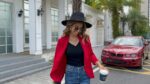 3/4 Sleeve Open Front Blazer