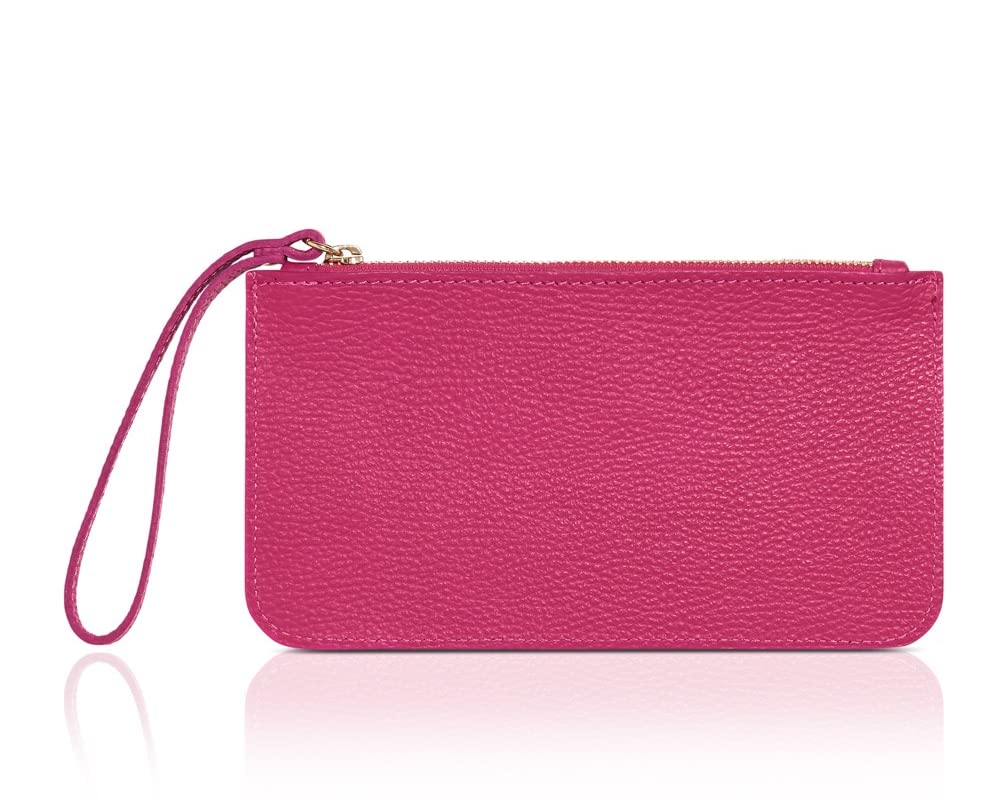 Genuine Leather Wristlet Bag