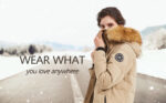 Insulated Down Coat with Faux Fur Hood