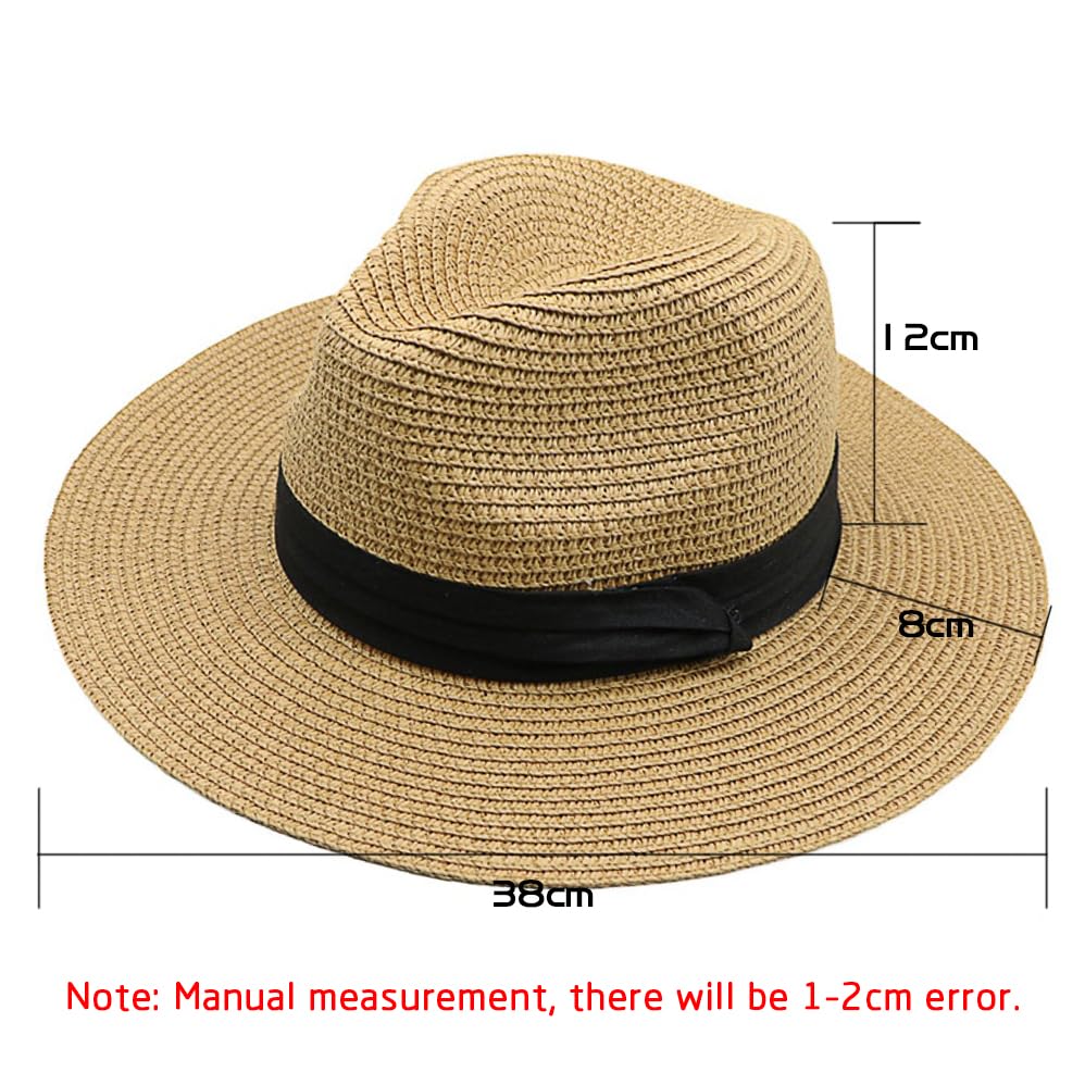 Straw Fedora Hat