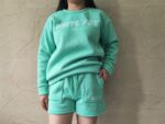 Oversized Sweatsuits White-Fox Print Set