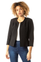 Cropped Bolero Jacket - 2 Pockets