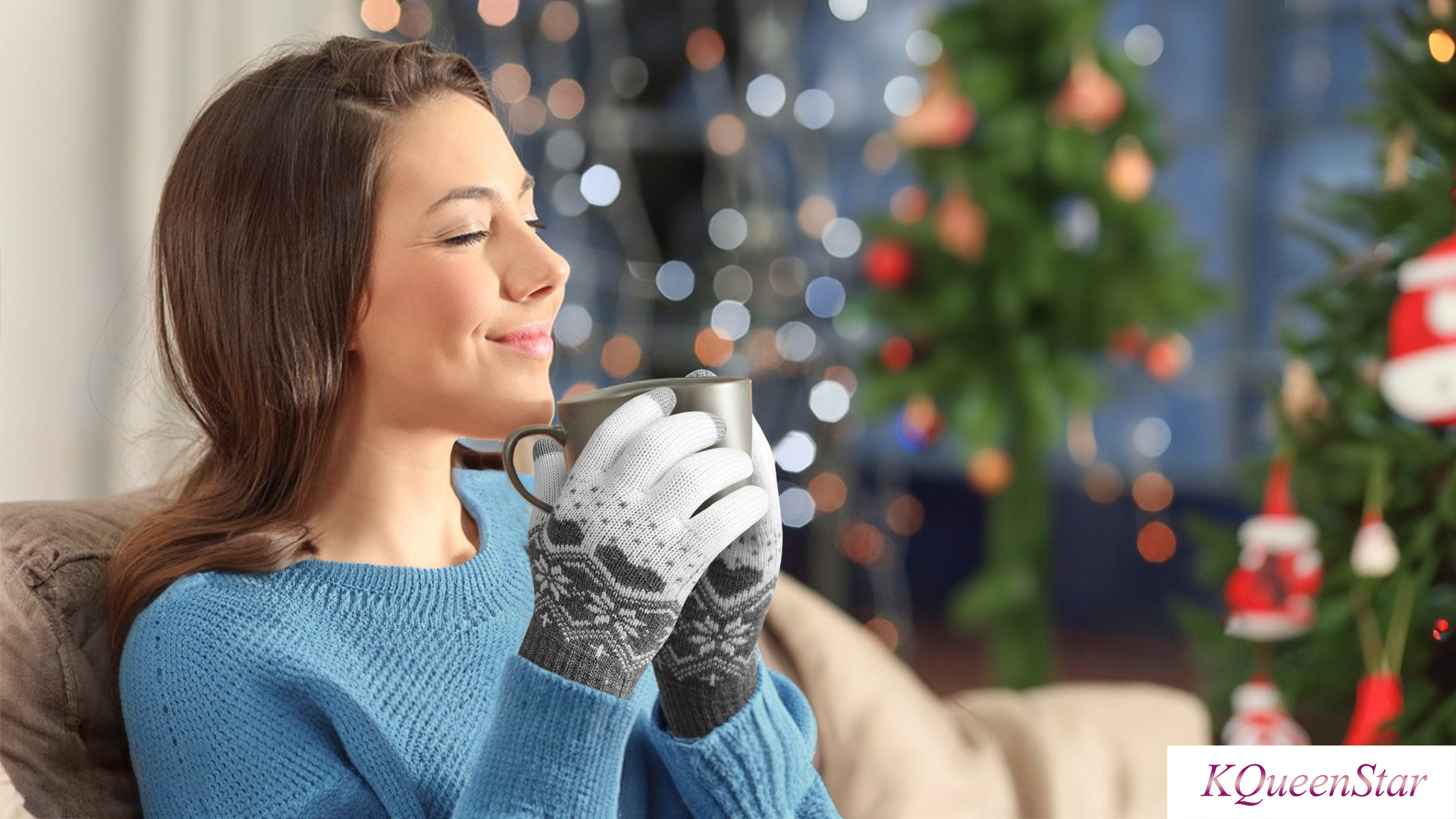 Touchscreen Winter Gloves - Grey