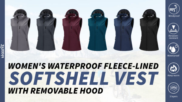 Lightweight Softshell Hooded Vest