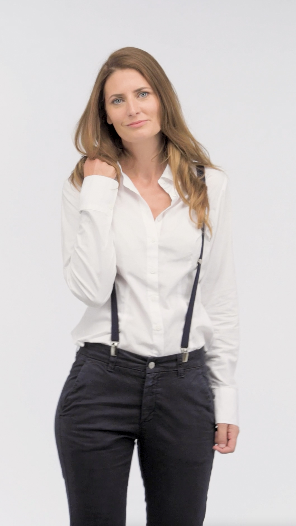 Skinny Adjustable Y-Shape Clip Braces - 2cm