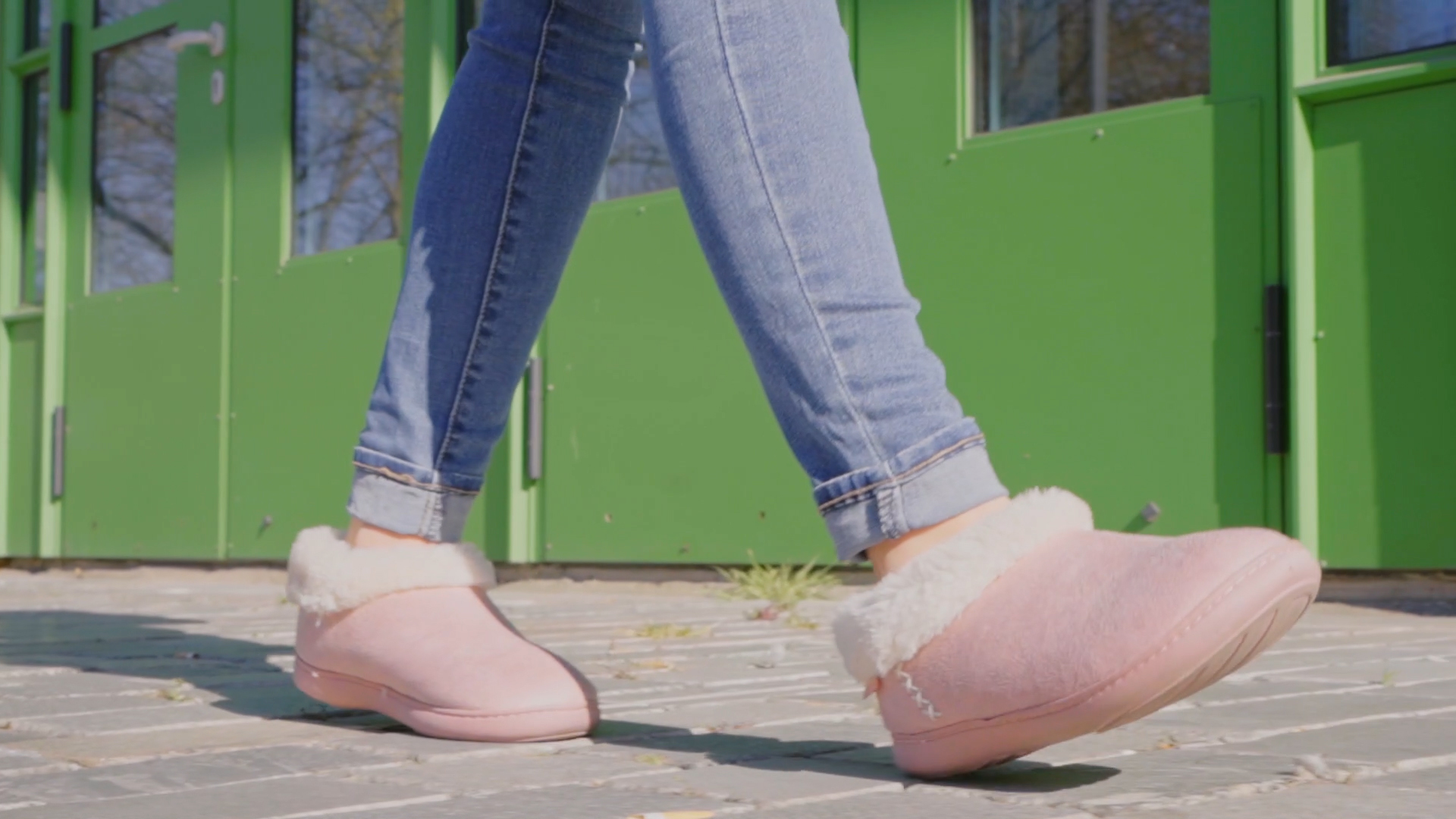 Micro Suede Plush Memory Foam Slippers