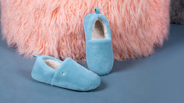Fuzzy Faux Wool Non-slip House Shoes